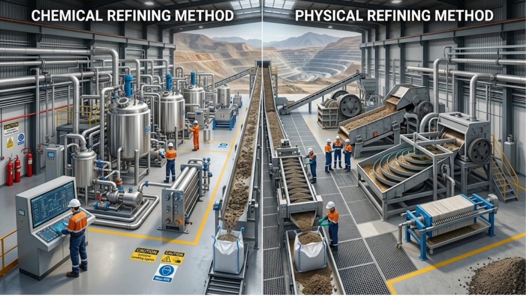 Chemical vs Physical Refining Methods