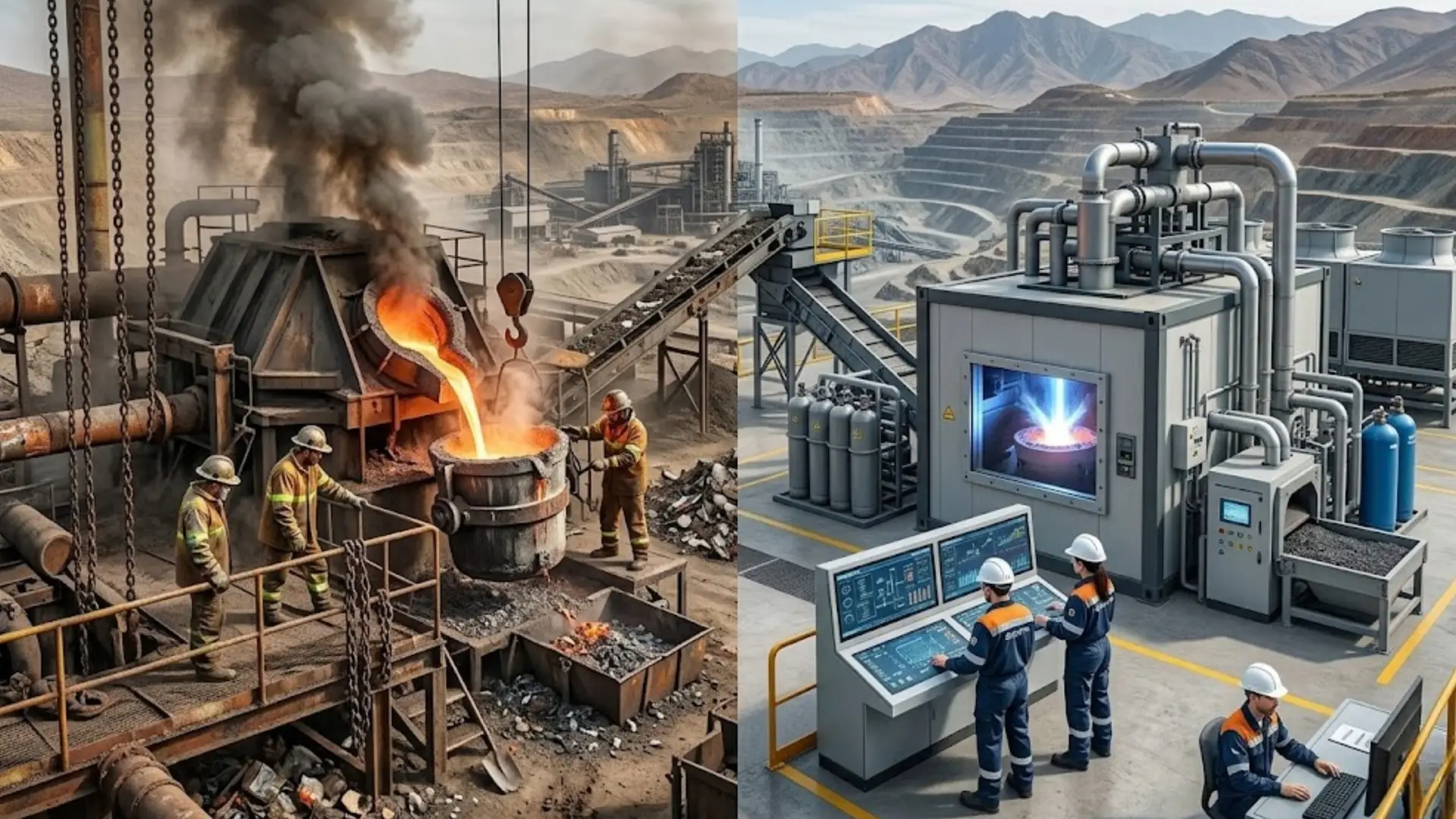 Environmental Impact of Smelting vs Plasma