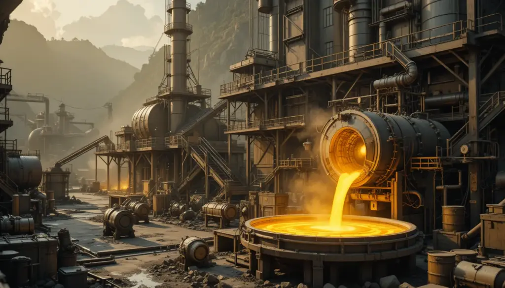 Small Scale Gold Refinery Setup (10–1000 TPD)