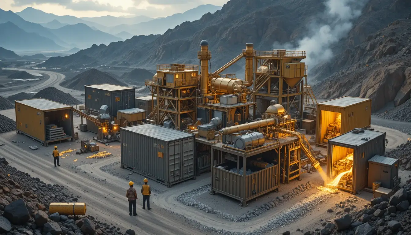 Modular Gold Refining Plant for Small Scale Mining