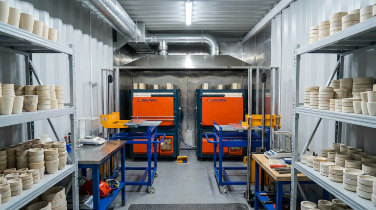 Fire Assay Sample Box Mobile Fire Assay Module Mobile Fire Assay Module — Avimetal - AVIMETAL
